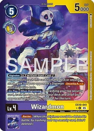 Wizardmon (Limited Foil) — Sinister Order