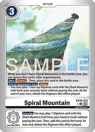 Spiral Mountain (Limited Foil) — Sinister Order