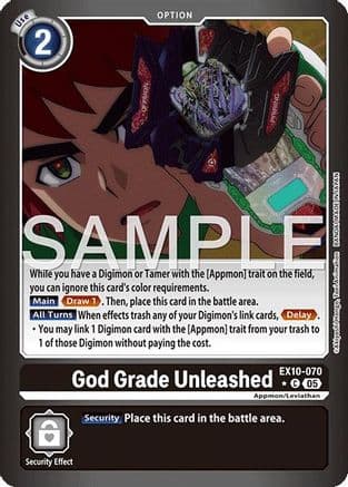 God Grade Unleashed (Limited Foil) — Sinister Order