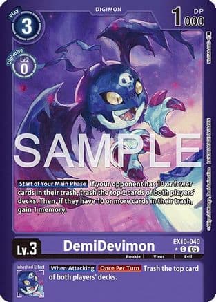 DemiDevimon (Limited Foil) — Sinister Order