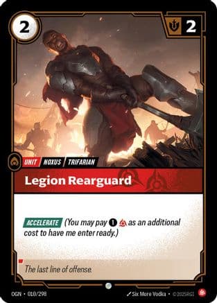 Legion Rearguard — Origins