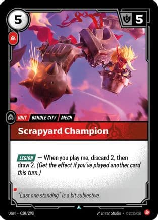 Scrapyard Champion — Origins