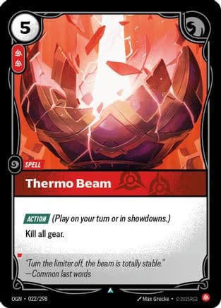 Thermo Beam — Origins