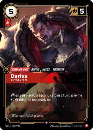 Darius - Trifarian — Origins