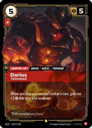 Darius - Trifarian (Alternate Art) — Origins