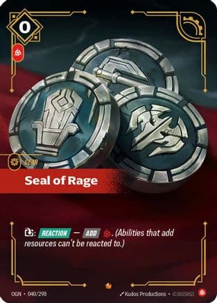Seal of Rage — Origins