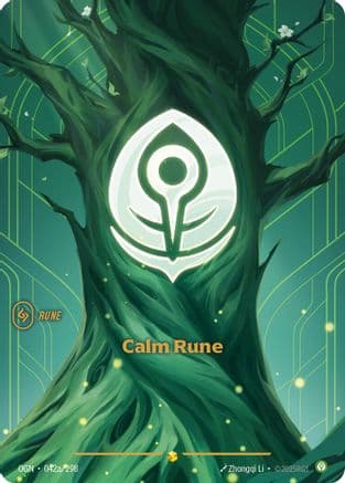 Calm Rune (Alternate Art) — Origins