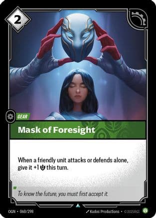 Mask of Foresight — Origins