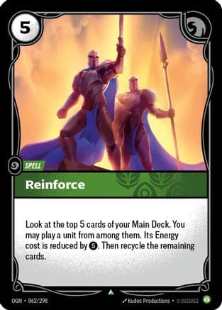 Reinforce — Origins