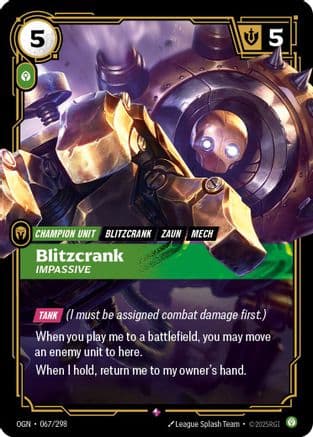 Blitzcrank - Impassive — Origins