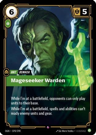 Mageseeker Warden — Origins