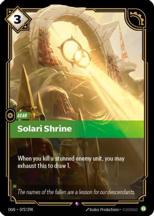 Solari Shrine — Origins