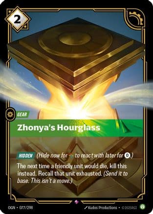 Zhonya's Hourglass — Origins