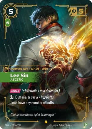 Lee Sin - Ascetic (Alternate Art) — Origins