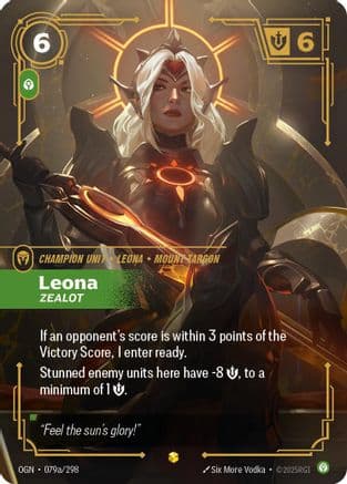 Leona - Zealot (Alternate Art) — Origins