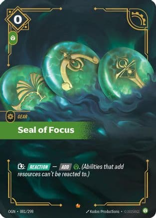 Seal of Focus — Origins
