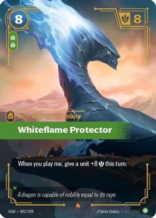 Whiteflame Protector — Origins