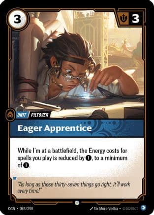 Eager Apprentice — Origins