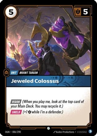 Jeweled Colossus — Origins
