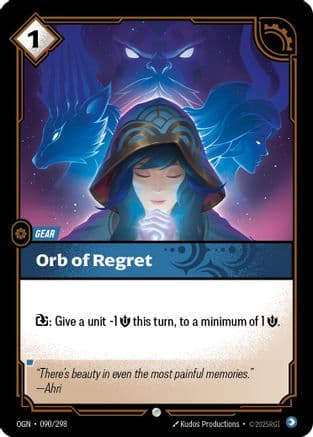 Orb of Regret — Origins