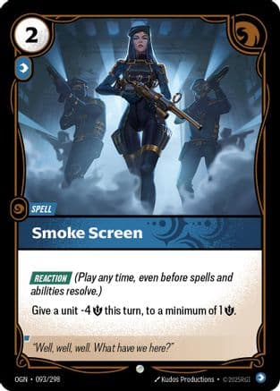 Smoke Screen — Origins