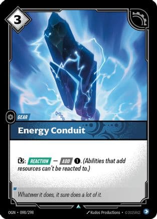 Energy Conduit — Origins