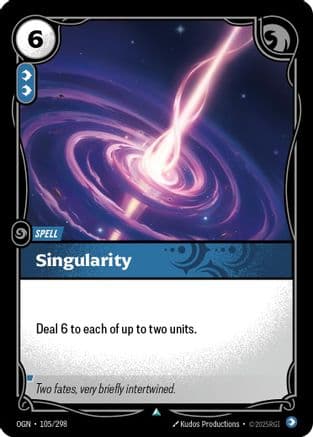 Singularity — Origins