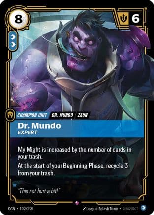 Dr. Mundo - Expert — Origins
