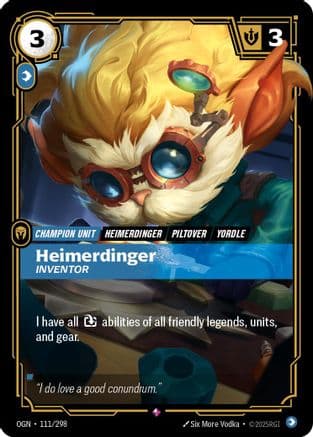 Heimerdinger - Inventor — Origins