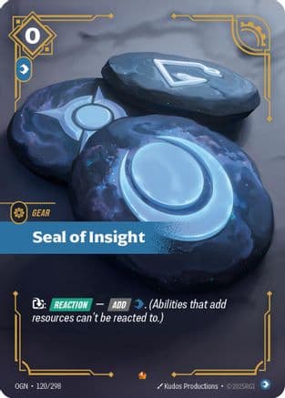 Seal of Insight — Origins