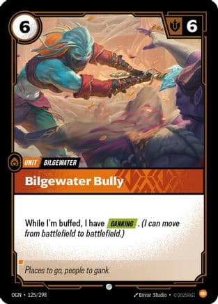 Bilgewater Bully — Origins Riftbound: League of Legends TCG card by Envar Studio