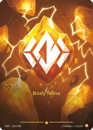 Body Rune (Alternate Art) — Origins
