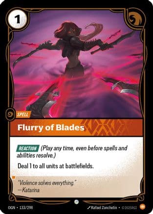 Flurry of Blades — Origins