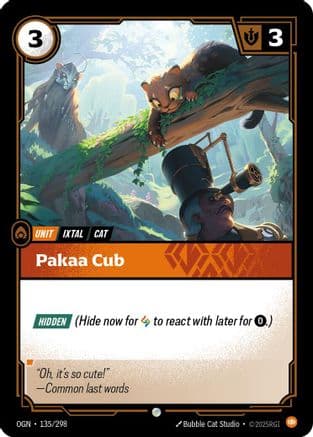 Pakaa Cub — Origins