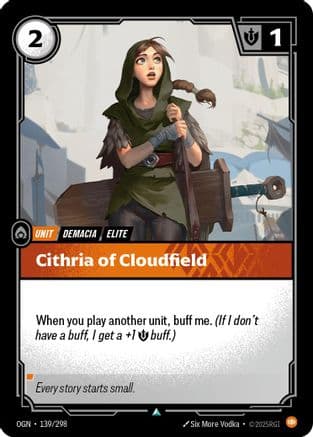 Cithria of Cloudfield — Origins