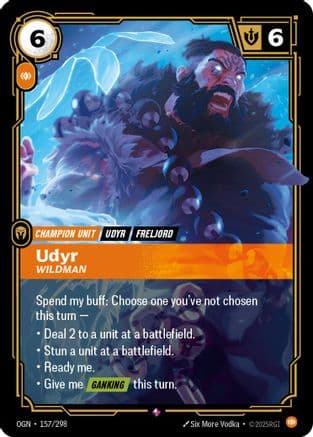 Udyr - Wildman — Origins