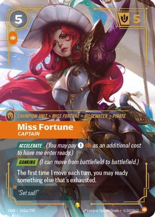 Miss Fortune - Captain (Alternate Art) — Origins