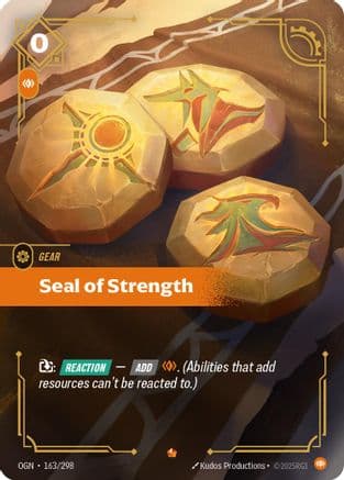 Seal of Strength — Origins