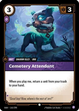 Cemetery Attendant — Origins