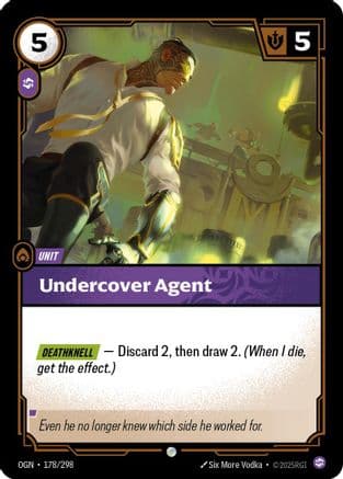 Undercover Agent — Origins