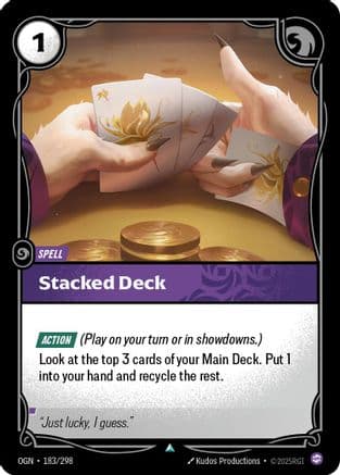Stacked Deck — Origins