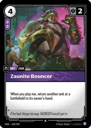 Zaunite Bouncer — Origins