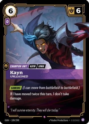 Kayn - Unleashed — Origins