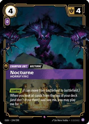 Nocturne - Horrifying — Origins