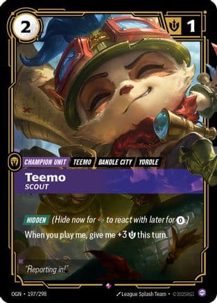 Teemo - Scout — Origins