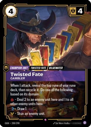 Twisted Fate - Gambler — Origins