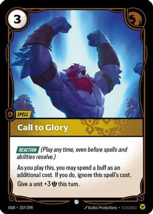 Call to Glory — Origins