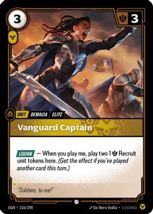 Vanguard Captain — Origins