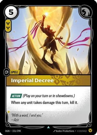 Imperial Decree — Origins