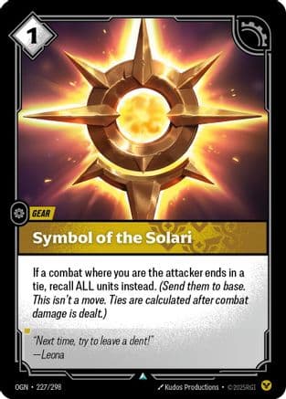 Symbol of the Solari — Origins